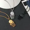 Aro de Baloncesto Popular de Venta Cruzada Colgante Personalizado Hip-Hop Europeo y Americano Collar Creativo Comercio Electrónico Transfronterizo Joyería Nueva Deportes