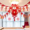 Casa Nueva Habitación de Boda Diseño Romántico Personaje Feliz Traje de Flores Decoración de Boda Escena de Sala de Estar Dormitorio Suministros Festivos para Boda