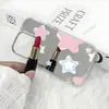 Transfronterizo Nuevo Producto Sencillo y Elegante Rosa Estrella Manzana 18Pro Chica Dulce Funda para Teléfono Iphone17 Funda Espejo para Teléfono