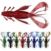 Yajie Pesca Señuelo Camarón Suave 10cm/10g Forma de Camarón Señuelo Suave Disponible en Ocho Colores para Pesca de Lubina