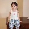 2026 Nuevo Estilo de Verano Camisola Coreana para Niñas, Top Elegante sin Mangas para Niños, Lindo Chaleco Pequeño para Bebés