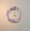 Pulsera de Mariposa Amor Flor Otoño Nueva Pulsera de Cristal de Mariposa para Mujer, Diseño de Nicho, Estilo Ins, Joyería de Pulsera para Estudiante de Alta Gama