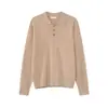 Mtlclothes Roupa Masculina Estilo Old Money Gola Henry Cor Sólida Padrão Trançado Retrô Cleanfit Suéter Tricô