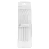 Fabricante de Juego de Popotes de Vidrio Venta Directa Transparente Personalizable Borosilicato Alto Cepillo de Nylon Combinación Caja de PVC Personalizada Empaque