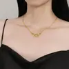 Collar en Forma de Arco de Cinco Estrellas con Diseño de Diamante de Nicho, Simple y Versátil, Cadena de Clavícula de Alta Gama como Regalo para Mejores Amigas