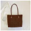 Versión Coreana Ins de Nicho Bolso Tote de Mango Largo Bolso de Hombro Único Bajo el Brazo Bolso de Viaje Gran Capacidad Bolso de Mujer de Alta Gama