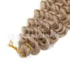 Extensiones de Cabello Rizado Largo con Trenzas Profundas de Verano de 12 pulgadas 22 pulgadas Fibra Sintética Africana Cabello para Crochet Pelucas para Mujeres
