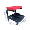 Tabla Plegable Multifuncional para Reparación de Autos Taburete para Reparación de Autos Rueda Universal Taburete Plegable para Reparación de Autos Taburete de Trabajo para Mantenimiento de Autos