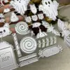 Casa de Halloween Fantasma Murciélago Marco Metal Acero al Carbono Troquel de Corte DIY Troquel de Corte Nuevo Suministro Transfronterizo