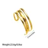 Produto Mais Vendido da Amazon no Comércio Eletrônico Transfronteiriço: Pulseira Hidráulica de Aço Inoxidável Banhada a Ouro 18K, Versátil para o Dia a Dia, Atacado do Fabricante