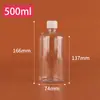 Frasco de remédio graduado de boca pequena 50ml/100ml, frasco dispensador de plástico PET marrom, tampa anti-roubo, frasco de reagente, frasco para coleta de amostras líquidas