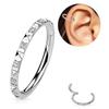 Anillo nasal multiusos, pendientes de diamantes, pendientes de aro cerrado, tachuelas para cejas, tachuelas para labios, piercing para el tabique nasal, joyería al por mayor