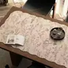 Mantel impermeable y a prueba de aceite de PVC para mesa de centro, mantel lavable sin esfuerzo para mesa de centro, mantel de estilo americano vintage, mantel de cuero lavable sin esfuerzo para mesa de comedor