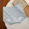 Pantalillas de algodón de fibra larga para mujer, 100% algodón, control de abdomen, ajustadas a las caderas, tipo bóxer corto con entrepierna extendida, totalmente de algodón, talla grande, pantalillas de mujer de cintura media