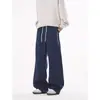 Pantalones rectos de pierna ancha de nuevo estilo para niñas, adecuados para niños de tamaño mediano y grande, pantalones largos atléticos de corte holgado, ropa casual para primavera y otoño, modernos para estudiantes de secundaria