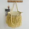 Bolso de Paja de Verano Popular de Gran Capacidad Ins Nuevo Bolso Tejido de Moda para Viajeros Bolso de Hombro de Playa para Vacaciones