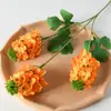 Flores Artificiais em Laranja e Tema de Cor Laranja para Decoração de Casamento, Arranjos de Corredor, Arranjos de Flores, Flores Artificiais e Decorações de Chão