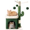 Tabla para Rascar Gatos, Juguete de Sisal, Poste Vertical para Rascar Gatos de Una Pieza Resistente al Desgaste y que No Suelta Pelo, Dispositivo para Rascar Gatos, Tabla para Uñas de Gato, Marco para Trepar