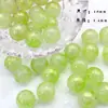 Cuentas de cristal imitación Jade hechas a mano de 10 mm, degradado bicolor, cuentas redondas, material para manualidades, pulsera, collar, pendientes, accesorios