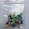 Suministro al por mayor pin para bolsa color nacarado acero inoxidable accesorios de equipo de pesca perla