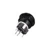 Máquina de Carreras de Simulador Botón de Salida Redondo Pequeño Borde Negro 28mm Interruptor de Llave de Arranque/Pausa 1P2P