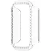 Xuan Yin é adequado para o Xiaomi Mi Band 11 Active, apresentando um design oco de corte de diamante de fileira única e uma caixa oca de PC para o Mi Band 11 Active.