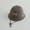 Gorro de Bebé Estilo Coreano Primavera y Otoño Delgado Lindo Oso Sombrero de Pescador Verano Exterior Protector Solar Sombrero de Sol para Bebés y Niños Pequeños