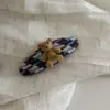 Pinza de Pelo de Oso de Lana Estilo Británico Pinza de Presión Clip Lateral para Flequillo Pinza para Cabello Roto de Gama Alta