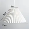 Pantalla de Tela Plisada Cubierta de Tela para Lámpara de Mesa, Lámpara de Pie, Lámpara Colgante de Comedor, Proyecto de Hotel Modificación DIY Accesorios para Lámparas