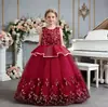 Vestido de lentejuelas para niñas transfronterizo europeo y americano, elegante vestido de lunares ondulados para niñas, vestido de princesa largo Ponte en stock 8020