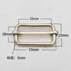 Suprimento Pronto de Acessórios de Ferragens para Bagagem, Fivela de Arame de Ferro, Fivela de Núcleo Puxador Diário de Metal, Fivela Quadrada, Fivela D para Bolsa de Outdoor, Argola Circular