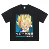 Camiseta lavada com efeito desgastado estilo japonês, preto lavado vintage, design de ombro caído high-street, top curto moderno unissex de manga curta