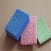 Esponja de algodón compresible de pulpa de madera colorida para limpiar la cocina, paleta de madera natural, aceite antiadherente, artefacto para lavar platos, paño de cocina de pulpa de kapok