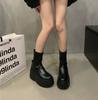 2026 Novas Botas Martin de Solado Grosso Estilosas para Outono e Verão, Botas Slim Estilo Coreano para Mulheres, Atraentes e Versáteis, Valorizam Figuras Baixas, Moda