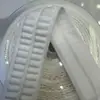 Correa de Patrón de Onda de Color Sólido de Fábrica Ligeramente Elástica Cinturón de Punto con Patrón de Tanque Correa Lateral para Pantalones Dobladillo Presionado Ribete de Encaje Accesorios Ropa de Trabajo