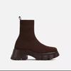 2021 Comercio Exterior calcetines tejidos voladores suela gruesa gaobang zapatilla casual comercio exterior transfronterizo botas de mujer estilo europeo y americano zapatos para las cuatro estaciones
