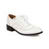 Zapatos brogue zapatos de estudiante combinación de colores punta redonda con cordones zapatos de mujer zapatos de una sola capa D40-3
