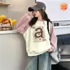 Sudadera para niña para primavera y otoño, ropa infantil elegante, suéter cálido con forro polar para bebé, sudadera de moda para salir