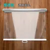 Cortina a prueba de polvo para food truck de puesto, vitrina retráctil con agujeros, cortina nocturna para conservación de frescura, persiana enrollable, supermercado, anti-mosquitos, cortina transparente de arrastre