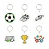 Producto nuevo explosivo transfronterizo silbato de fútbol periférico llavero acrílico, colgante pequeño para mochila Yiwu exclusivo pequeños productos