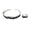 Diseño Nicho Oscuro Distintivo Afortunado Buena Suerte Pulsera Esmalte Vintage Ins Estilo Frío Pulsera Abierta