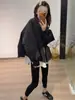 Chaqueta Acolchada de Cuello Redondo de Botones Sencillos Estilo Coreano para Mujer 2026 Otoño/Invierno Nueva Holgada Adelgazante Versátil Petite Abrigo de Algodón Tendencia
