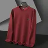 Sudadera Casual Redonda Popular para Hombre Otoño e Invierno 2025 Venta Directa de Fábrica Camiseta Térmica Redonda para Hombre Una Pieza Dropshipping