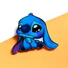 Broche Desenho Animado Fofo do Stitch Pin de Emblema Acrílico Adesivo DIY para Celular Acessórios para Bolsa Roupas Em Estoque