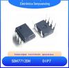 Chip Ic Driver de Iluminação Led Universal Não Isolado Pacote Dip7 Silan Micro Sdh7712Dh