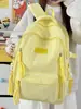 Shuai Mi Jia 2026 Modelo Nuevo Mochila de Alto Estilo Japonesa Fresca y Dulce con Mariposas para Estudiantes de Secundaria y Preparatoria, Mochila Ligera