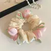Suave Liga para el Cabello de Tulipán con Temperamento Elegante, Cuerda para Cola de Caballo, Nuevo y Versátil Accesorio para el Cabello de Tela 2026
