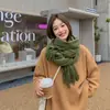 Bufanda Chal de Lana con Acabado de Lujo, Bufanda Blanca Versátil para Mujer, Nuevo Modelo Invierno 2026, Bufanda de Cachemira de Color Sólido al por Mayor