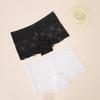 Cuecas Boxer Femininas Populares Confortáveis e Respiráveis com Renda Floral Vazada, Cruzamento Europeu e Americano, Roupa Íntima Sexy Sem Costura de Seda Gelada para Mulheres
