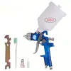 Pistola de Pintura en Spray H827 para Chapa Automotriz, Muebles y Maquinaria, Alta Atomización, Pistola de Aire de Cobre Puro de 15 Orificios, Depósito Superior de 600ml